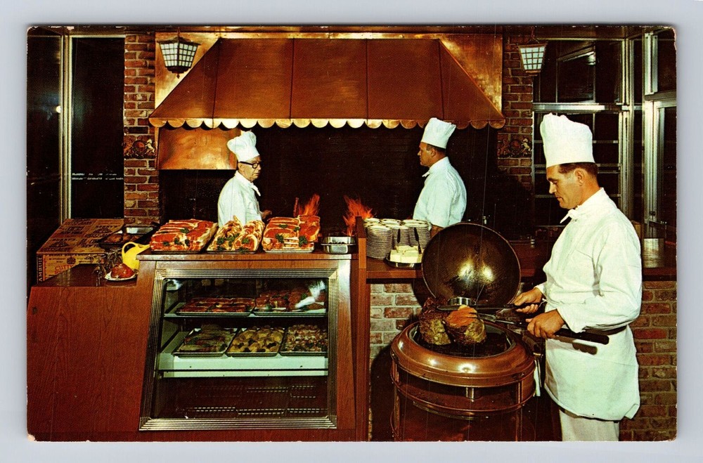 Vintage Galt Ocean Mile Hotel Fort Lauderdale Open Hearth Postcard