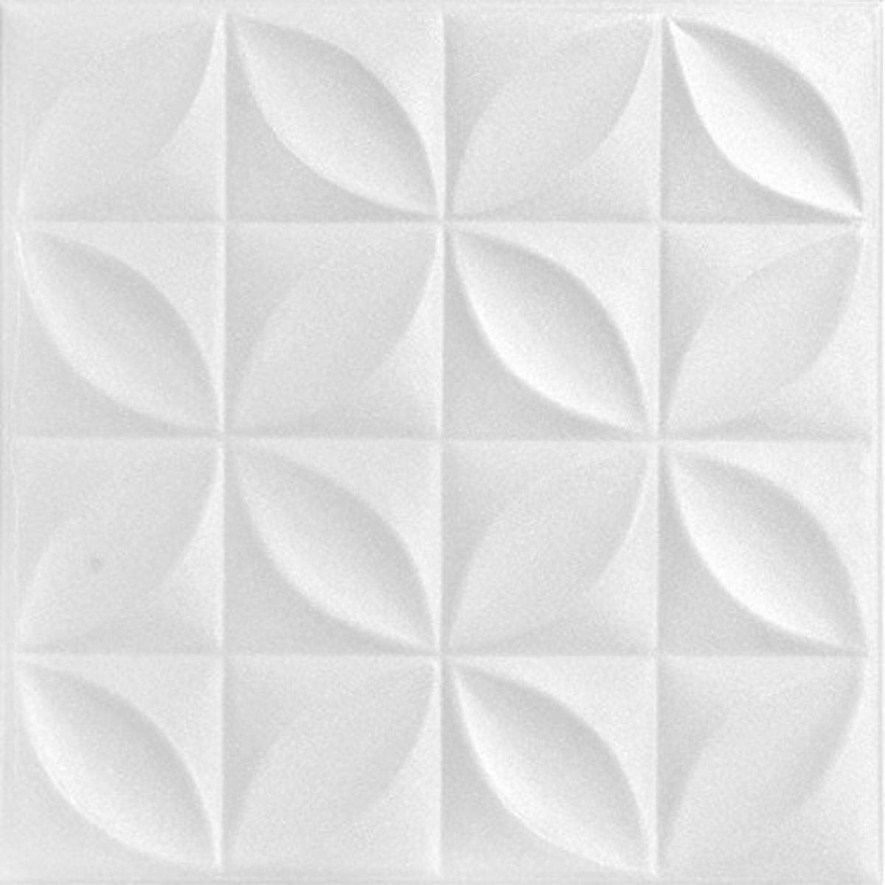 R103 Perceptions Foam Glue-Up Ceiling Tile 8-Pack Covers 21.6 Sq Ft