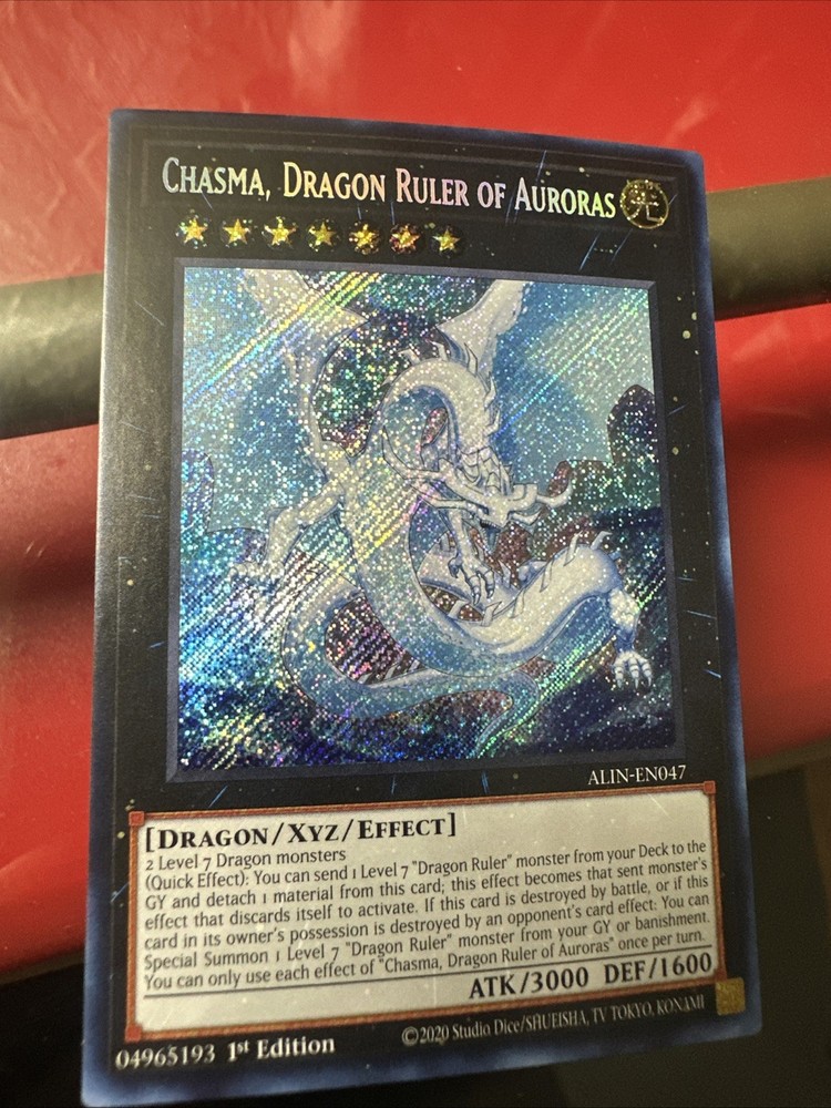 Chasma Dragon Ruler of Auroras ALIN-EN047 1st Ed Alliance Insight