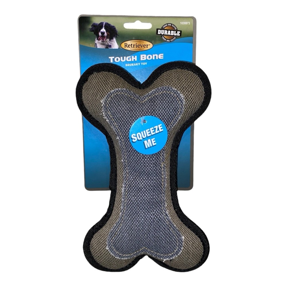 Retriever Tough Bone Squeaky Toy