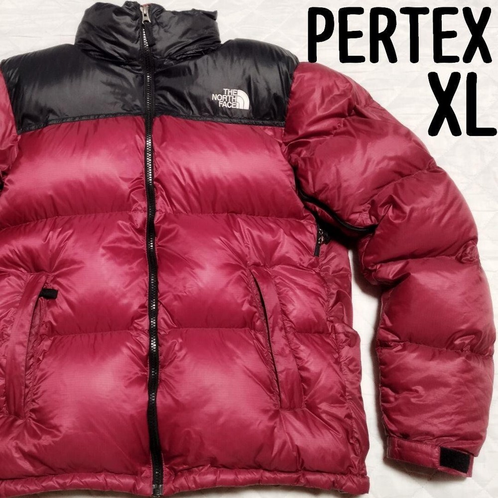 The North Face Men XL Nuptse Down Jacket Wine Red Limited Edition Puffer Jacket