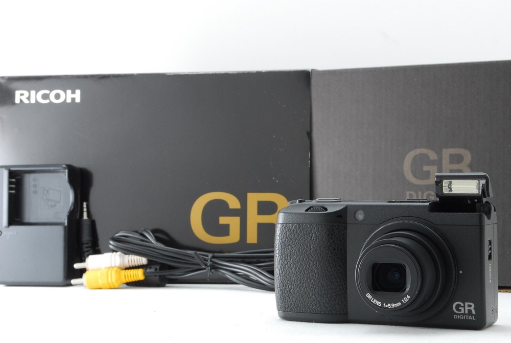 [TOP MINT in BOX] Ricoh GR Digital II 2 10.1MP Digital Camera Black From JAPAN