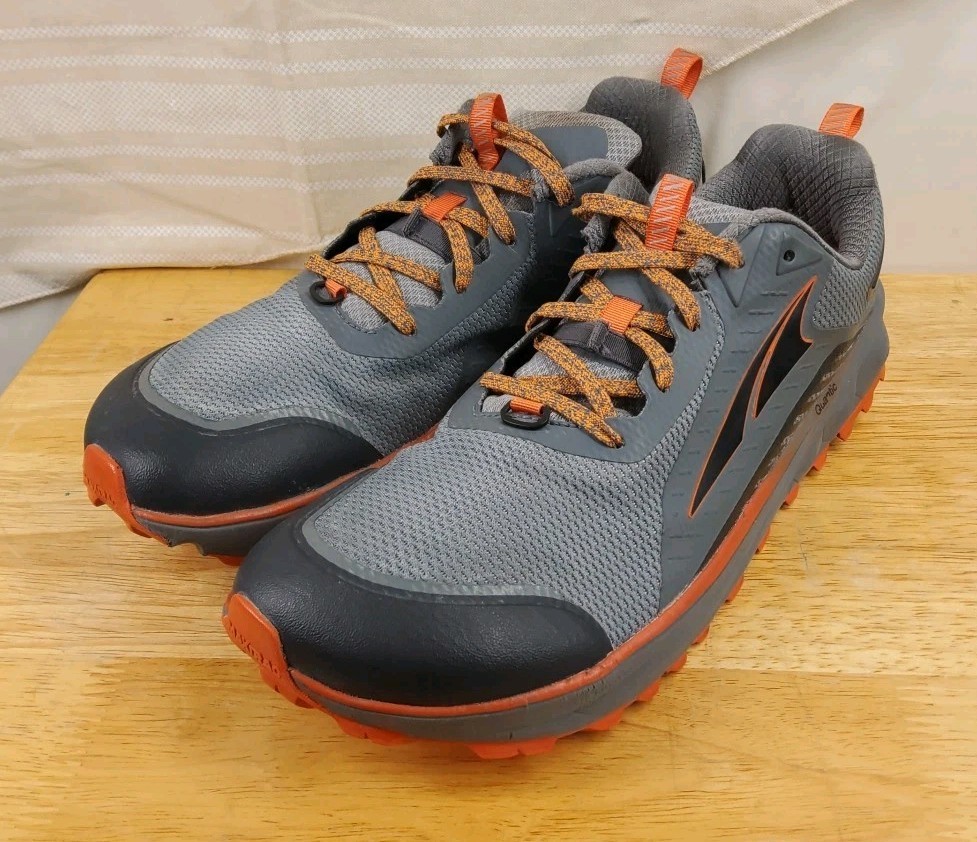 Altra Men's Timp 3 Running Shoes US Size 10.5 Grey Orange ALOA4VQ1280