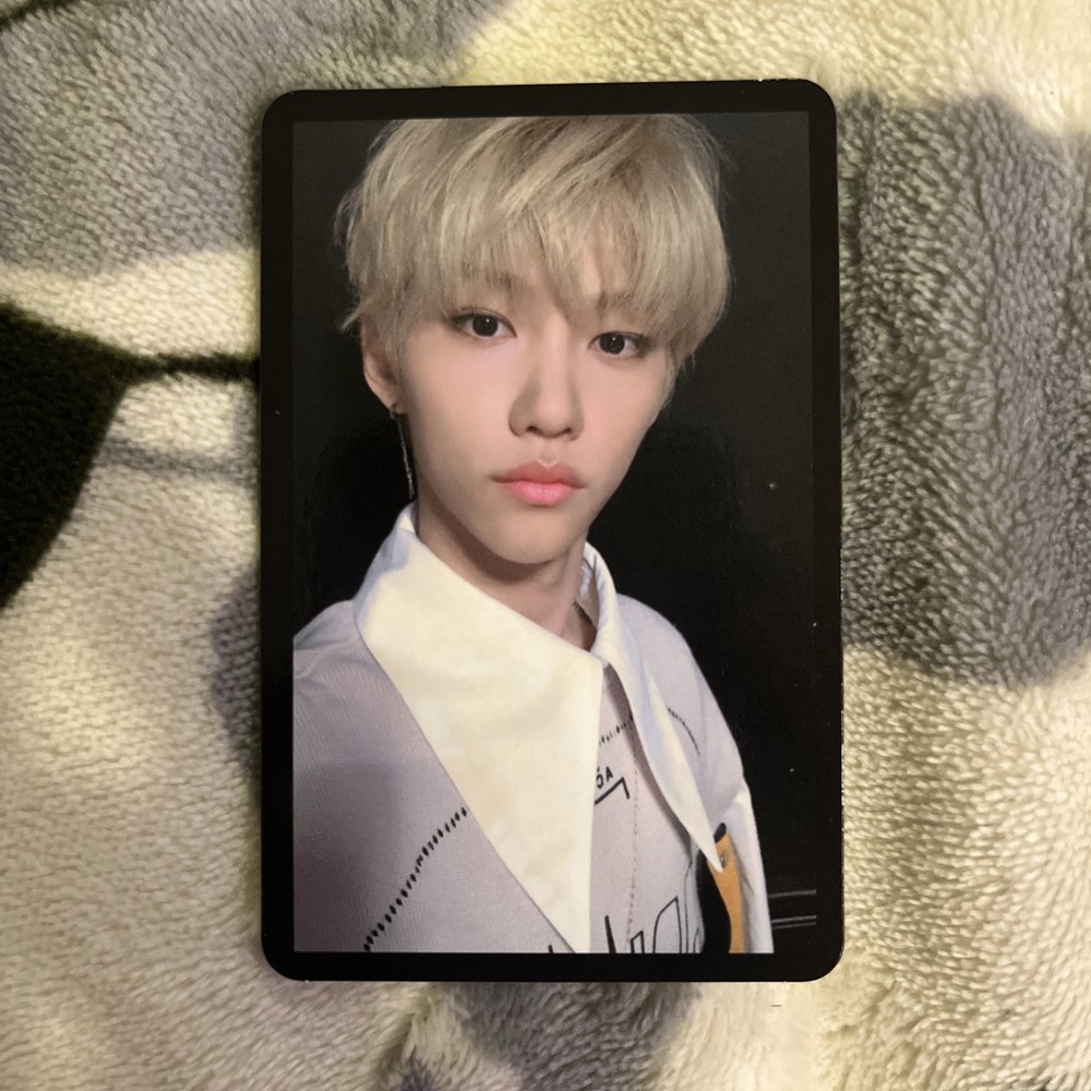 Kpop SKZ Stray Kids LEE FELIX Official Yellow Wood Album Photocard PC