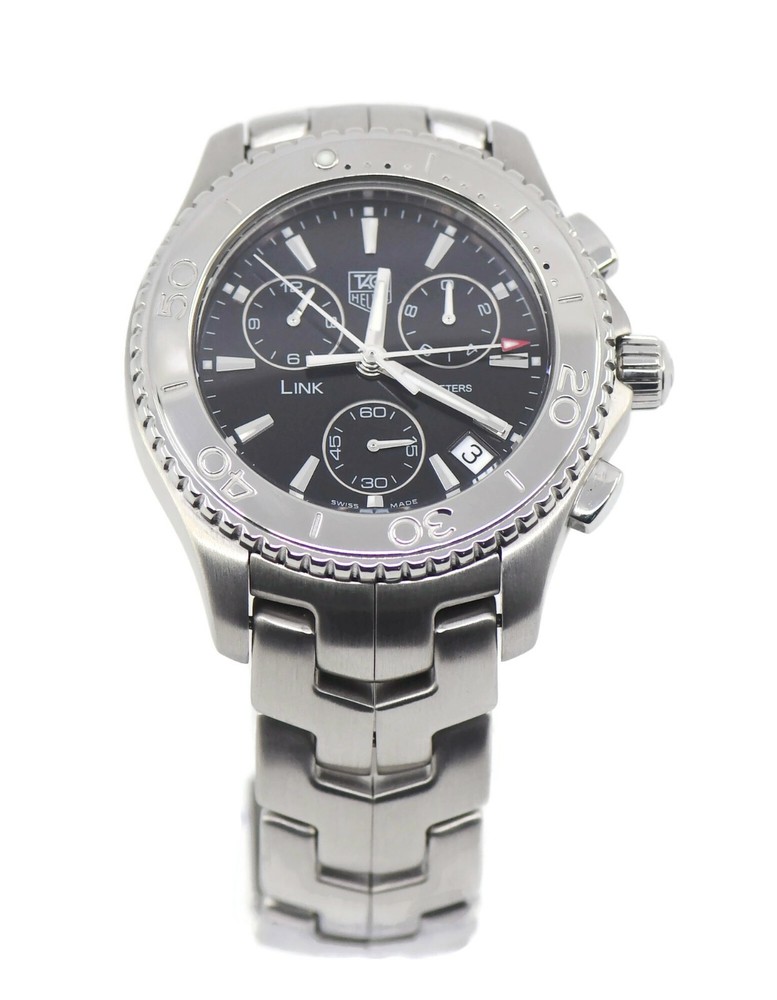 Tag Heuer Link Chronograph CJ1110 Stainless Steel Mens Watch