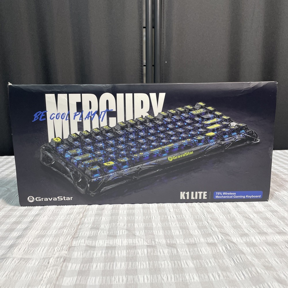 GravaStar Mercury K1 Lite 75% Wireless Mechanical Gaming Keyboard