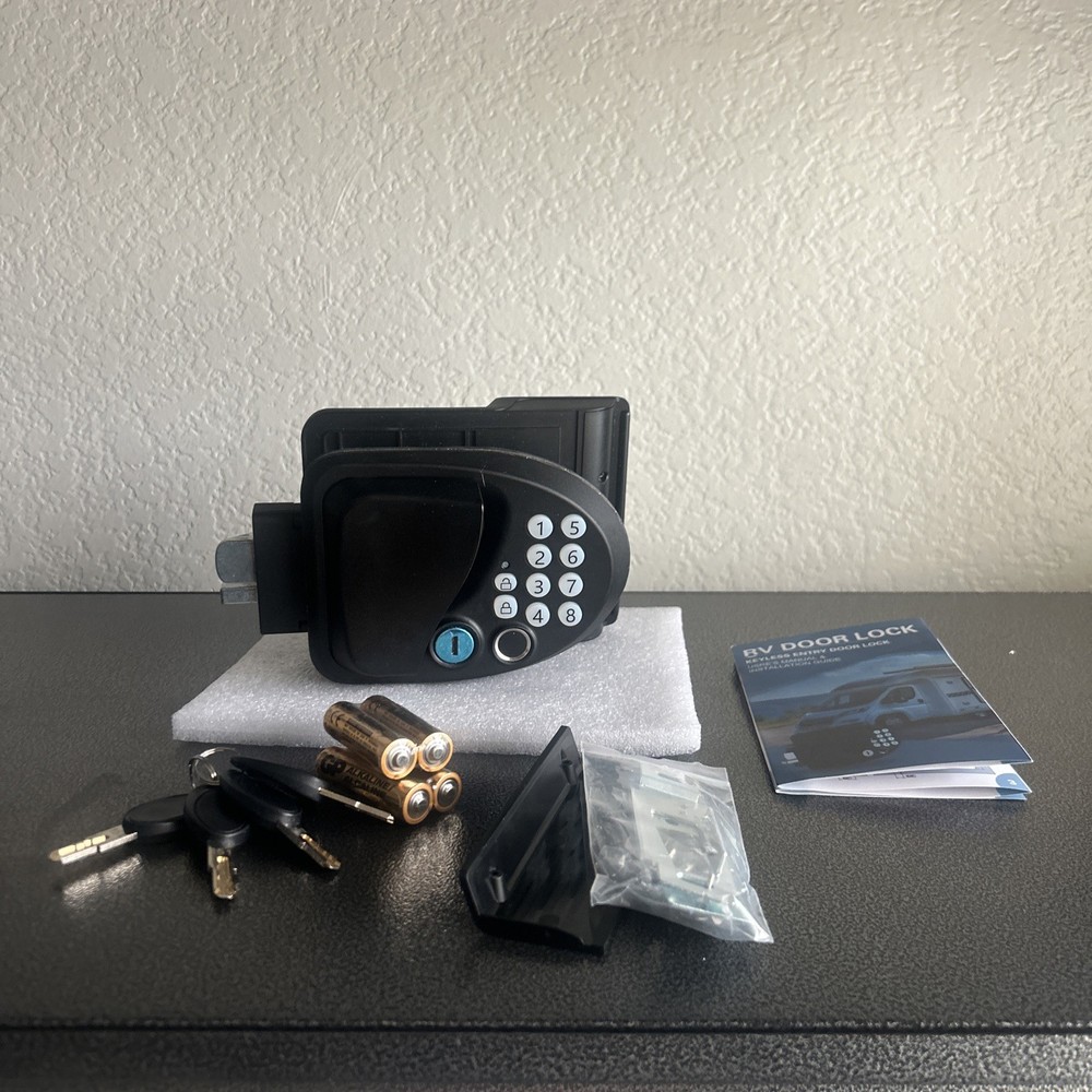 Keyless Entry Door Lock for RV Camper Caravan Trailer Deadbolt Latch  