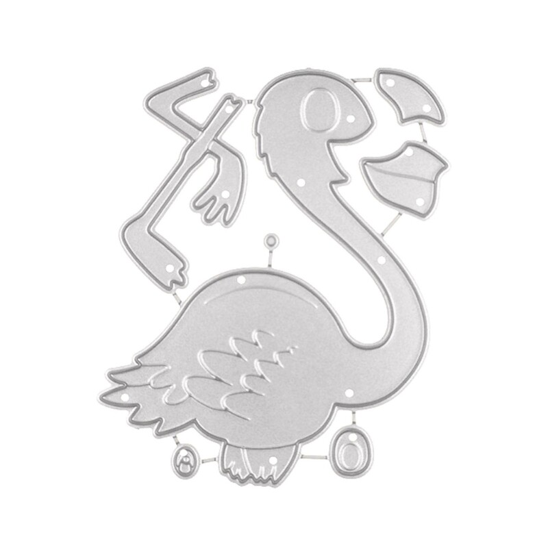 Flamingo Metal Dies for Card Scrapbooking DIY Album Decor Embossing Mold  