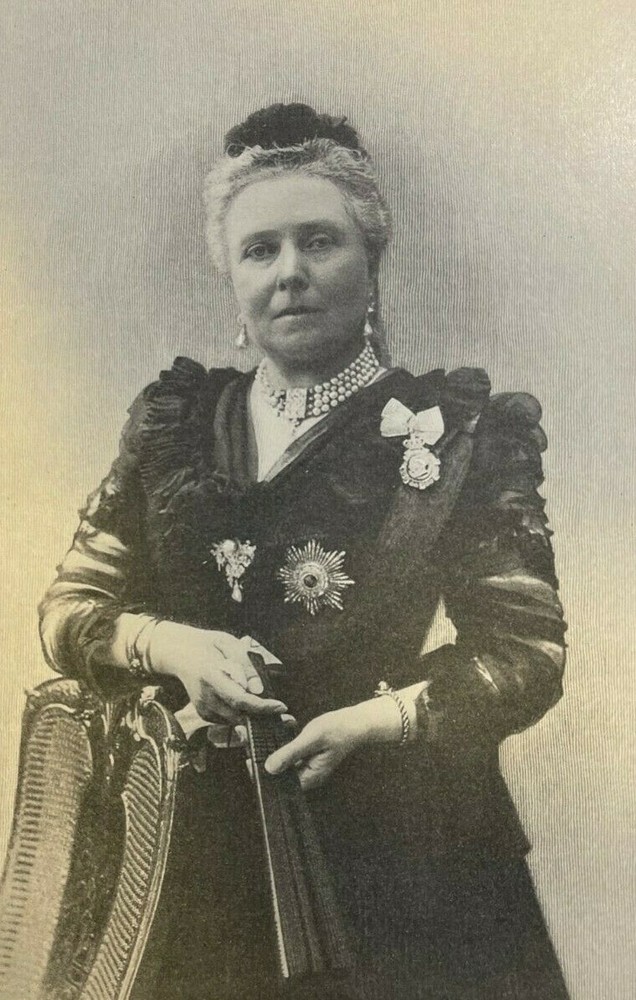 1901 Vintage Magazine Illustration Empress Frederick of Germany