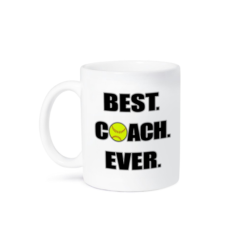 3dRose, Softball Best Coach Ever, Mug