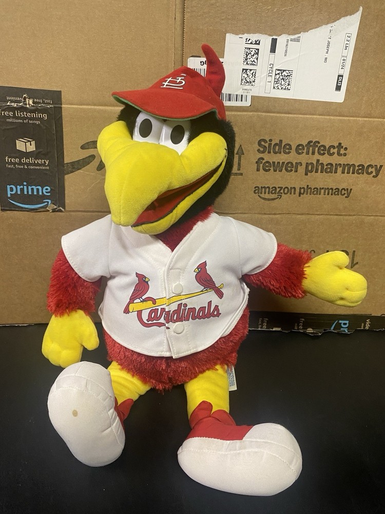 St. Louis Cardinals Fredbird Fred Bird Build A Bear Mascot Plush 18