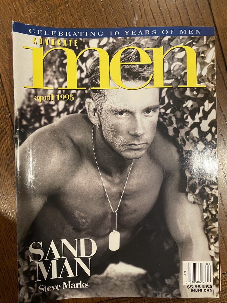 Advocate Men April 1995 Gay Magazine, Hunk Muscular Male Models, Collector's