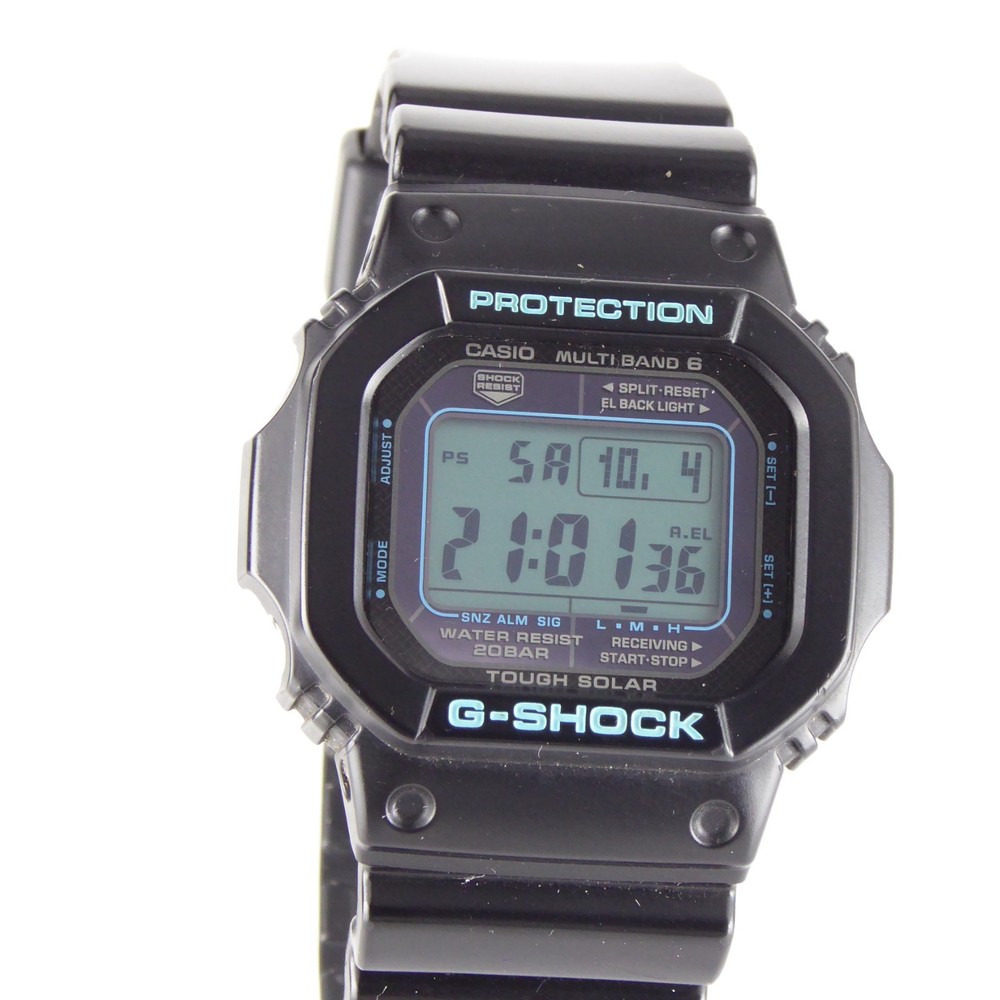 Casio G-Shock GW-M5610BA-1JF 43.2mm Black Resin Case with Black Resin Band Men's Wristwatch