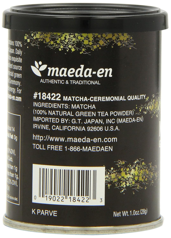 Matcha Ceremonial Quality Green Tea Powder, 1-Ounce