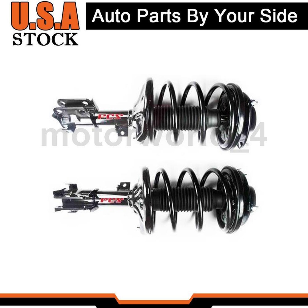 FCS Loaded Struts with Coil Springs for 2001-2002 Chrysler Sebring FWD 2.4L