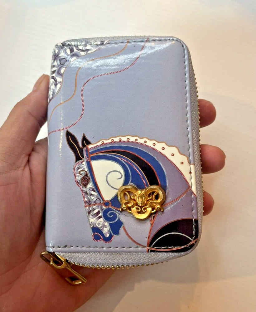 Yalguun Central Asian Inspired Stylish Leather Wallet Card Holder  