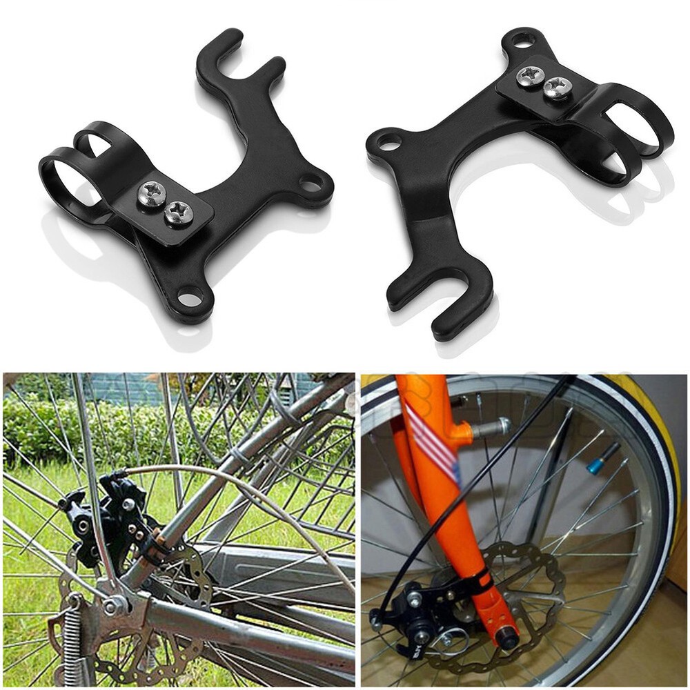 Bike Disc Brake Bracket Adapter Mountain Bicycle Frame Conversion Holder Kit