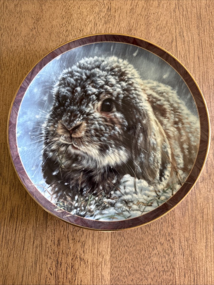 1997 Vivi Crandall Snow Bunny Limited Edition Plate 8512A