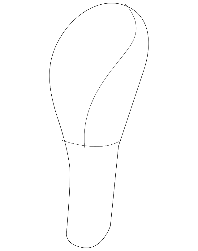 Genuine Nissan Shift Knob 34910-4RA0B