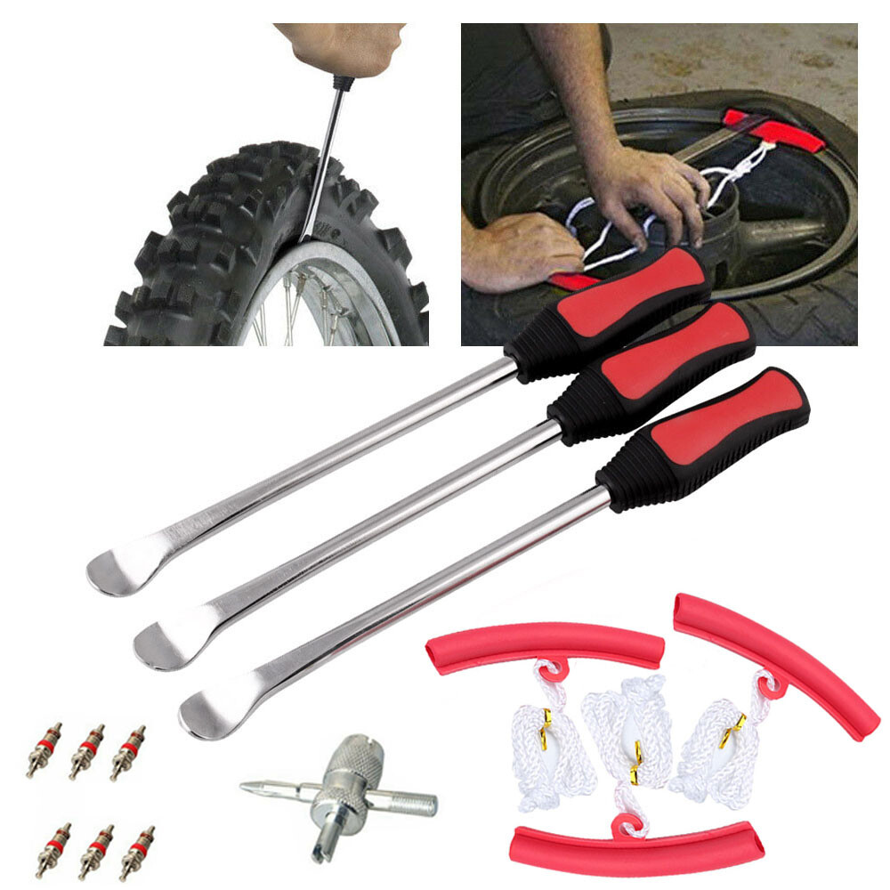 Motorcycle Bike Iron Spoon Tire Repair Tire Lever Change Tool Rim Protectors