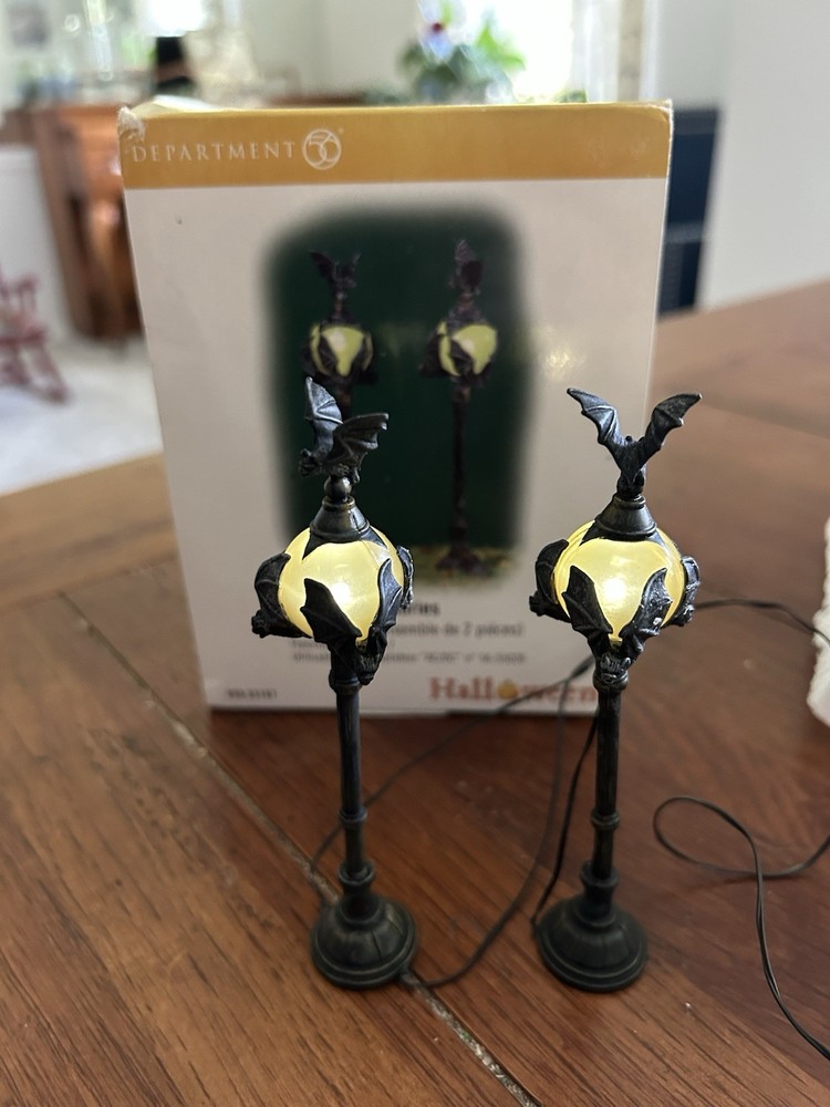 Department 56 Halloween Series Bat Lights Set of 2 #53167