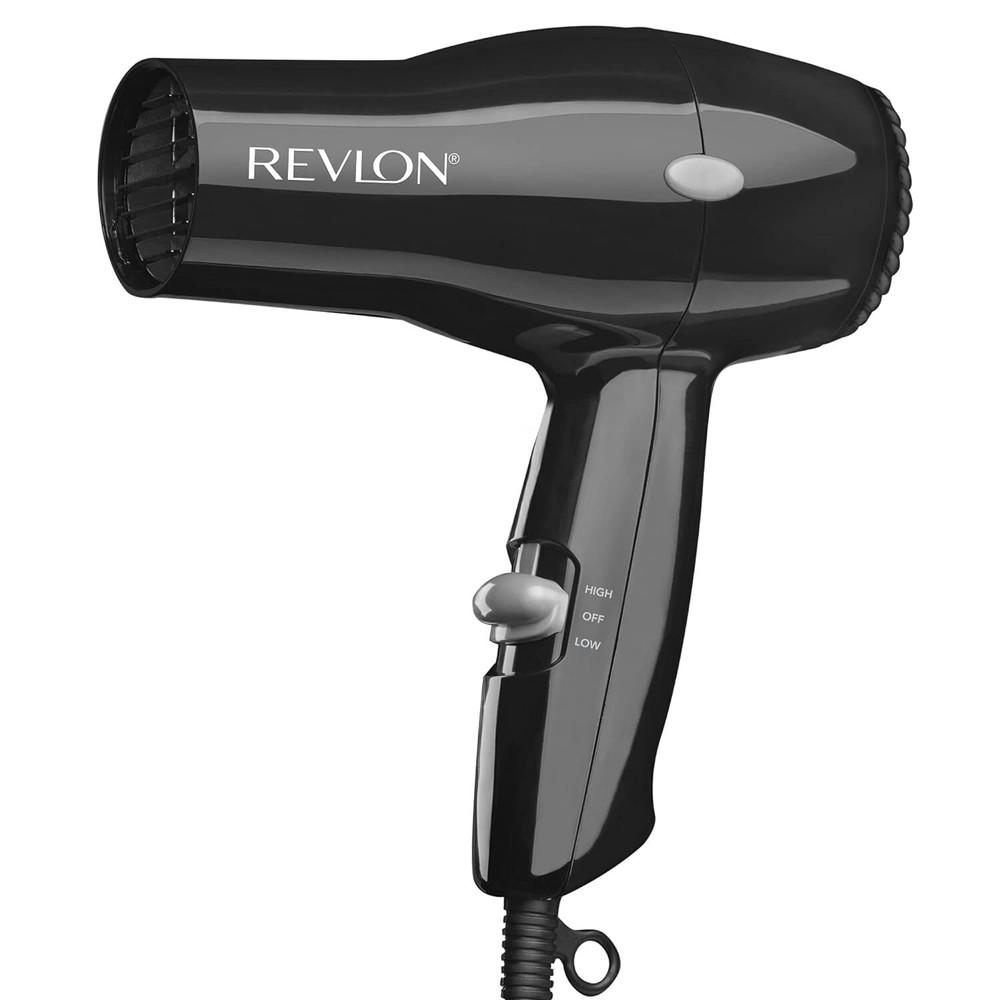 REVLON Essentials Compact Hair Dryer, Travel-Ready Blow Dryer | 1875 Watts Light