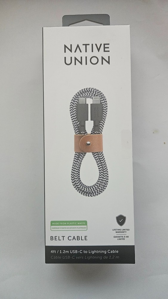 Ultra Strong 4ft USB-C to MFi Lightning Cable by Native Union  
