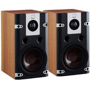 DDP DALI LEKTOR 1 Bookshelf Speakers Pair Wood Fiber Cone Hi-Fi Tested Denmark