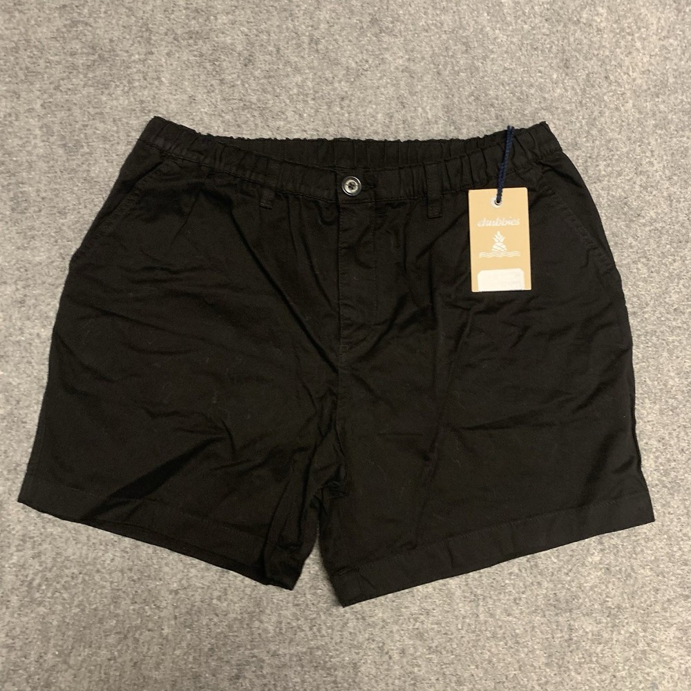 Chubbies Men Originals Shorts Size XL 5.5” Elastic Waist Dark N Stormies