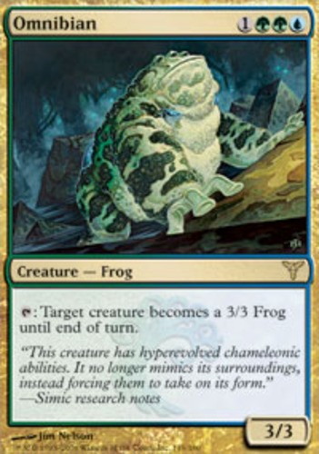 1x Omnibian Heavy Play MTG Magic - Kid Icarus -