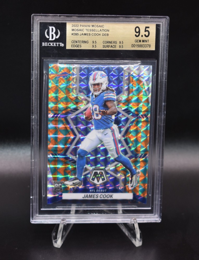 2022 Mosaic - Rookies Tessellation NFL Debut #285James Cook /15 (RC) BILLS