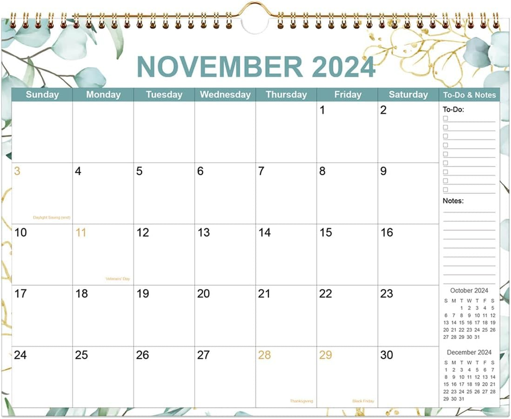 Wall Calendar - Calendar 2024-2025 from November 2024 - June 2026, 20 Months