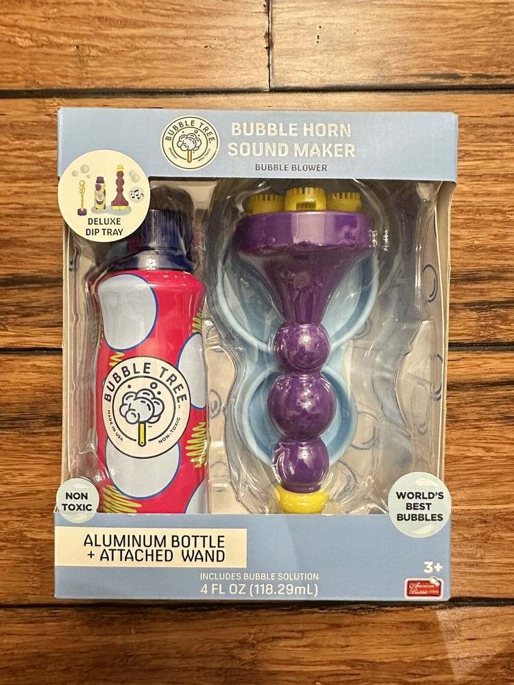 NEW Bubble Tree Refillable Bubble Tune Maker with Horn