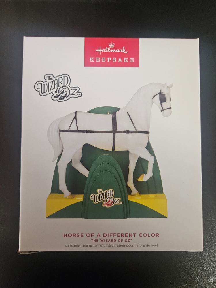 2023 Hallmark Wizard of Oz Horse of a Different Color Ornament New in Box Free Shipping
