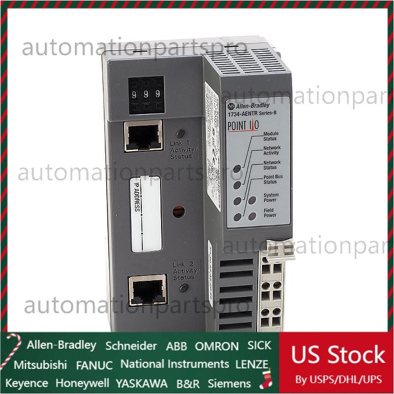 New Original Allen-Bradley 1734-AENTR 2-Port EtherNet/IP I/O Adapter 24V DC
