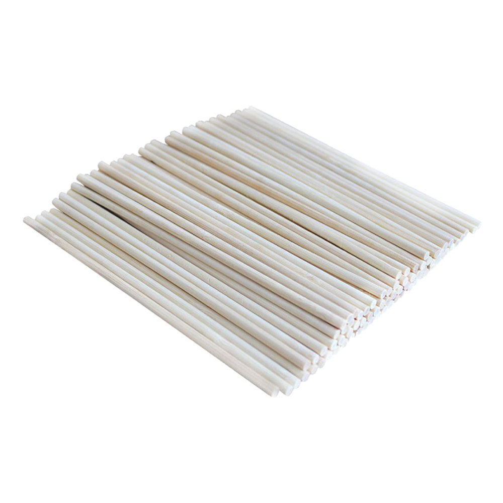 100pcs Dowel Rods Wooden Sticks Craft Counting Wooden Stick Wooden Dowel Rod