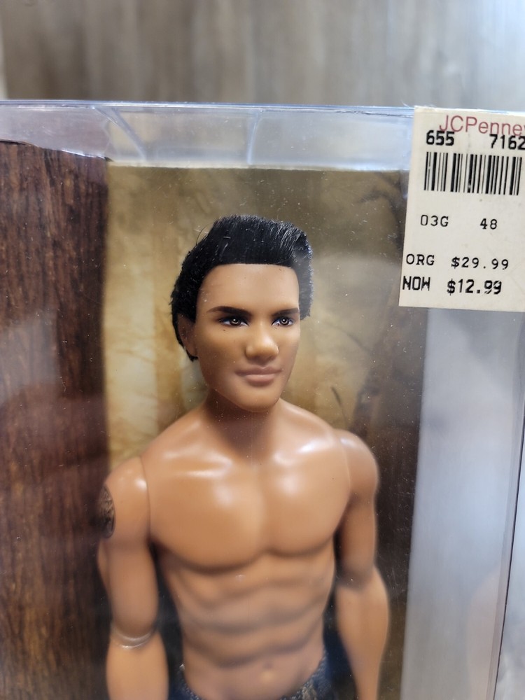 Jacob the Twilight saga New Moon Barbie Collector Doll Pink Label Mattel 2009.
