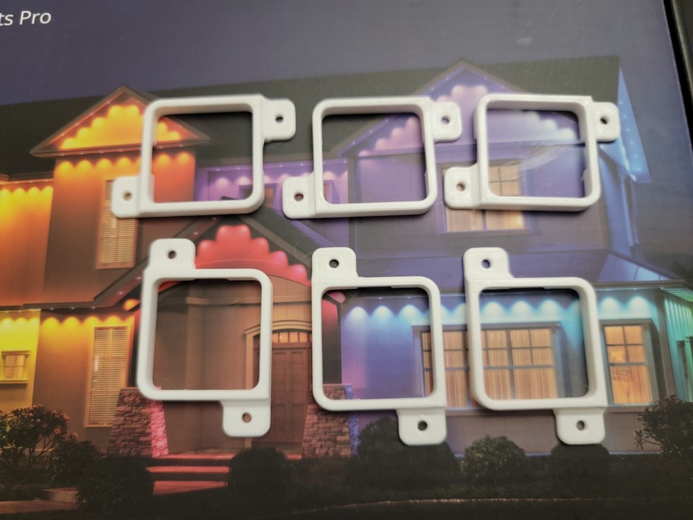 Govee Permanent Outdoor Lights Mount Bracket Originals 2's Elites White 100 Ft