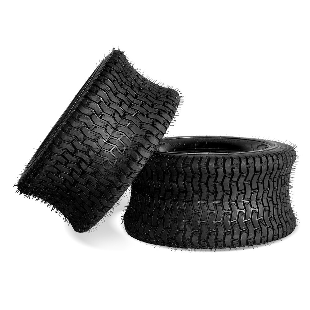 Set of Two 18x8.50-8 Lawn Mower Golf Cart Turf Tires 4 Ply 18x8.5-8 Tubeless
