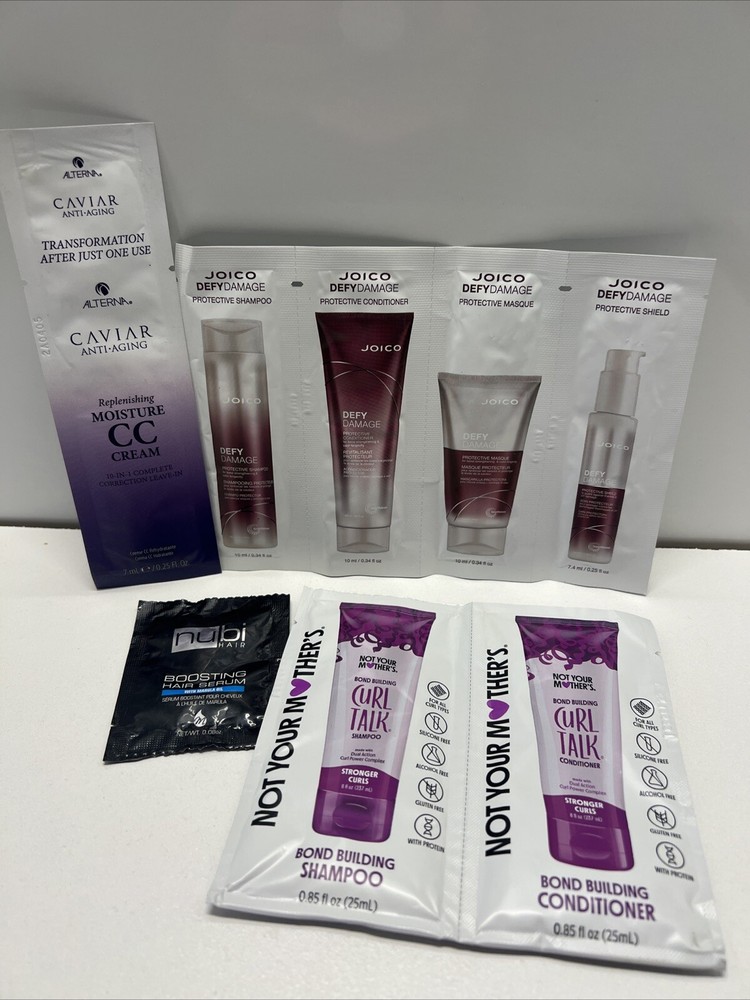 Luxury Hair Care Sample Set for Healthy Shiny Locks  