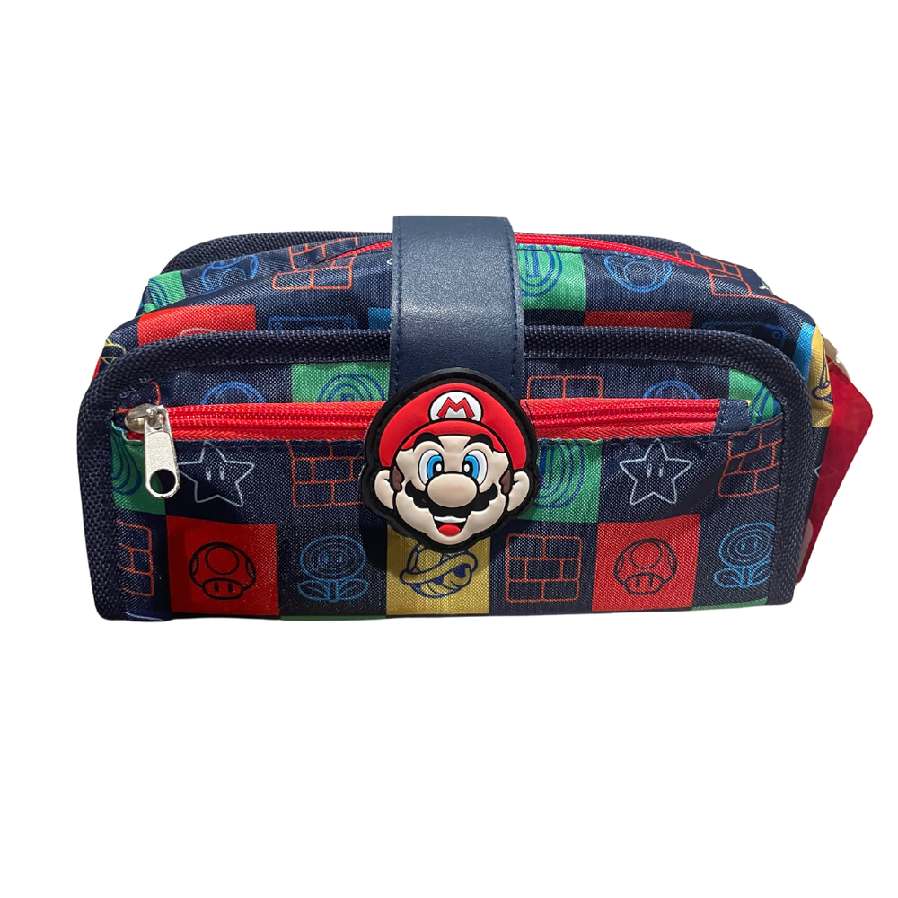 Back to school Pencil Case with Compartments Super Mario Bros-image