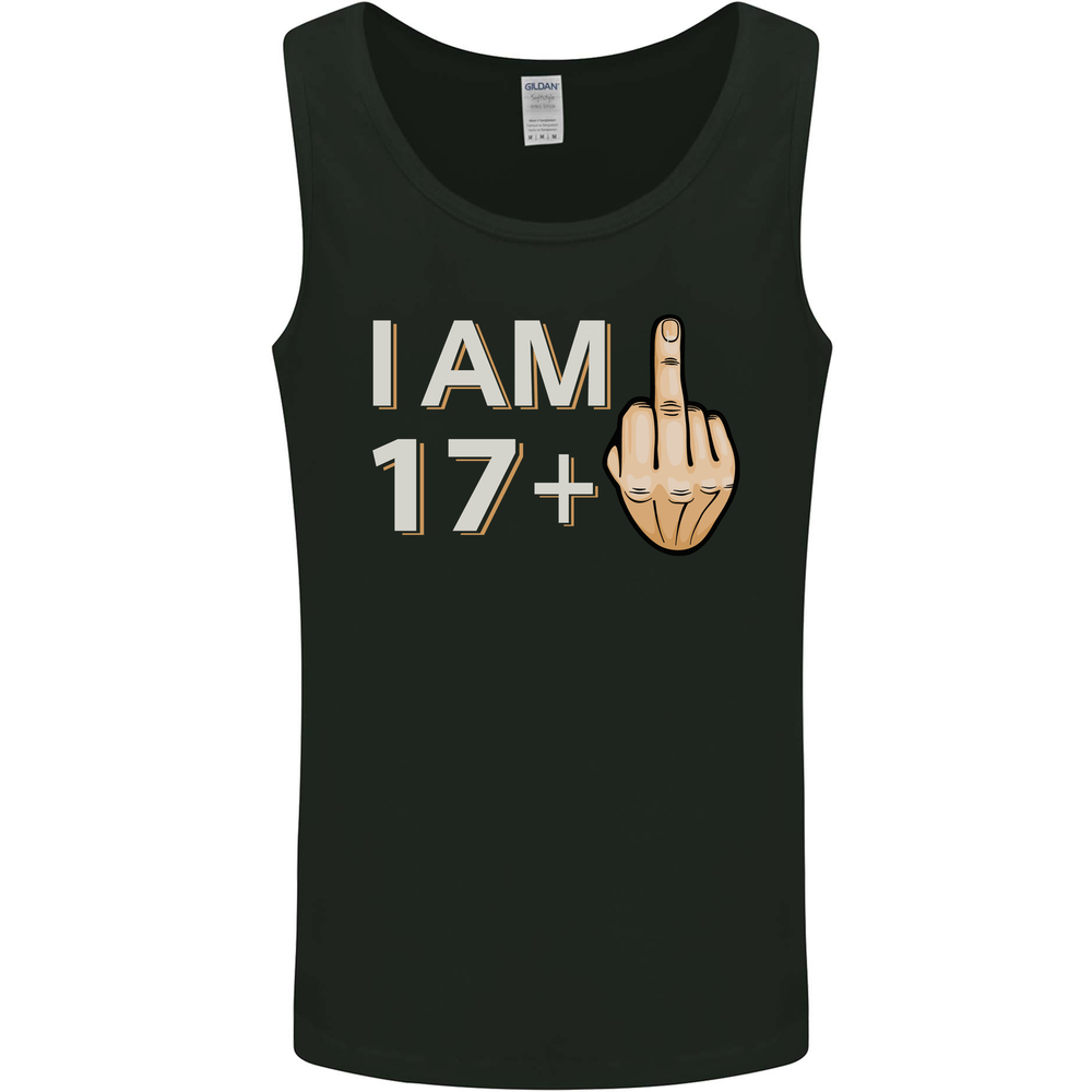 18th Birthday Funny Offensive 18 Year Old Mens Vest Tank Top
