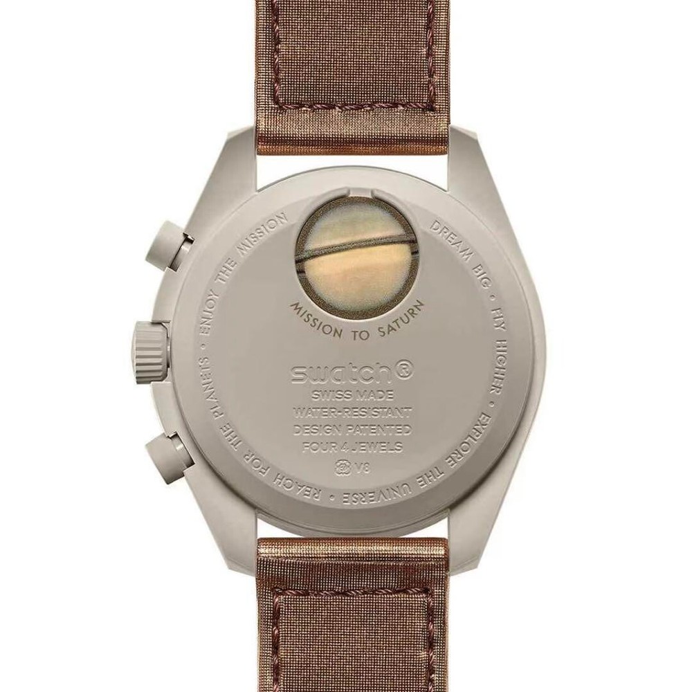 OMEGA Swatch Mission to Saturn SO33T100 Men's Quartz #T680 from Japan JP