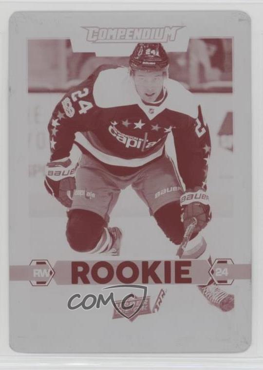 2017-18 Compendium Rookies Printing Plate Magenta 1/1 Riley Barber Rookie RC 0c3