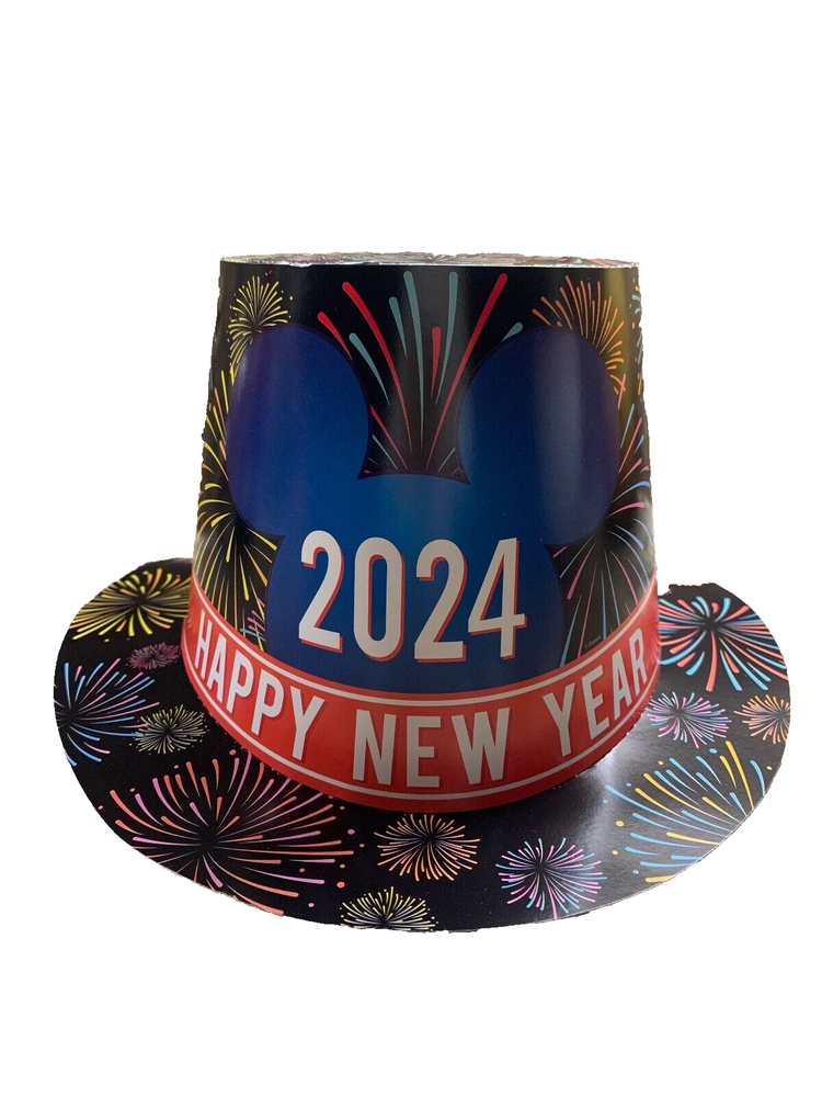 NEW 2024 Disney World New Year's Eve Mickey Top Hat 23