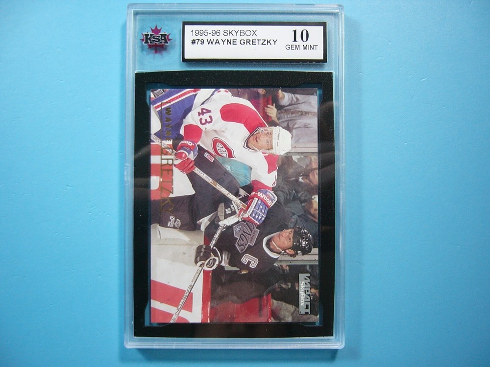 1995/96 SKYBOX NHL HOCKEY CARD #79 WAYNE GRETZKY KSA 10 GEM MINT SHARP+