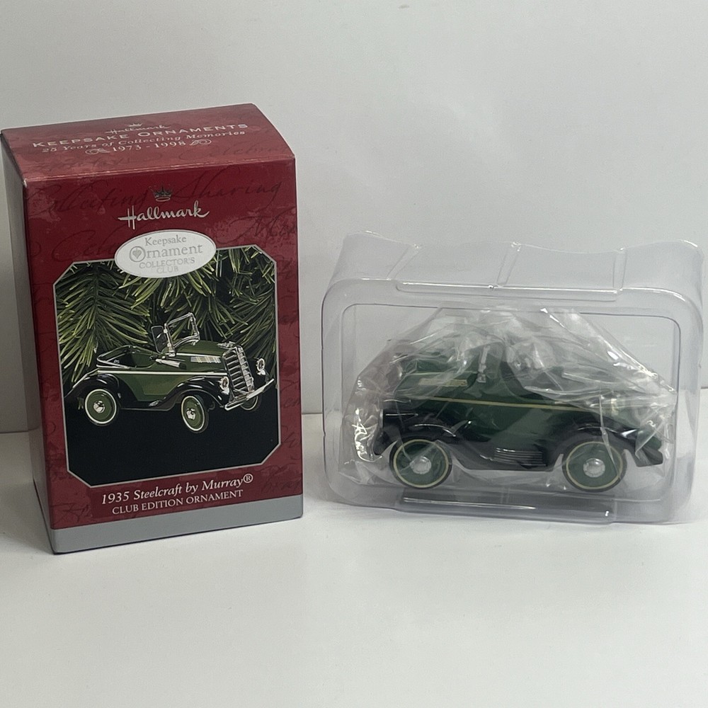 1998 Hallmark Keepsake Steelcraft by Murray 1935 Club Edition Christmas Ornament  