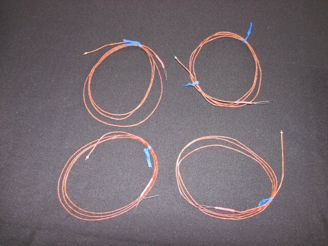 4 Nanmac Thermocouple Wires.