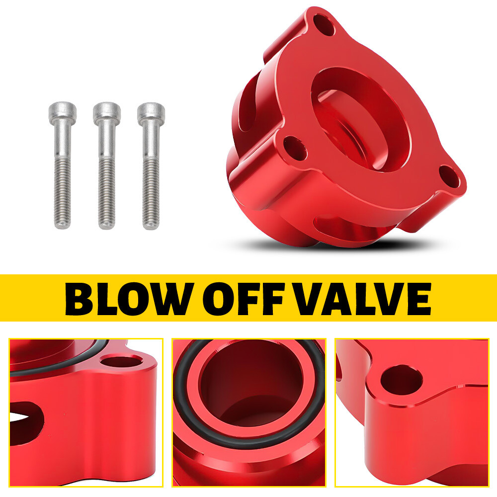 Blow off Valve Adapter For FORD Mustang Fusion Fiesta Escape Turbo BOV Red