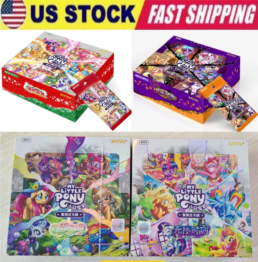 Kayou Hasbro My Little Pony TCG Battle Cards Box Vol 1.2.3.4 Expansion Set
